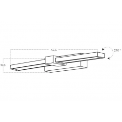 ARNO IP44 LED KINKIET     AZ5887 AZZARDO
